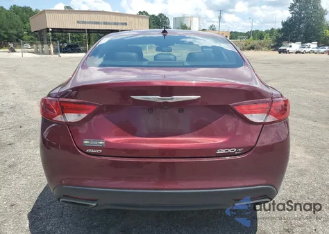 2015 Chrysler 200 S z USA, uszkodzony, nr VIN 1C3CCCDG3FN523204